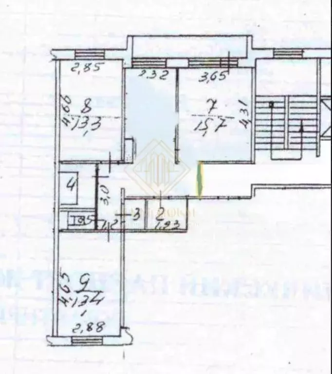 3-к кв. Иркутская область, Иркутск Партизанская ул., 101 (68.0 м) - Фото 1
