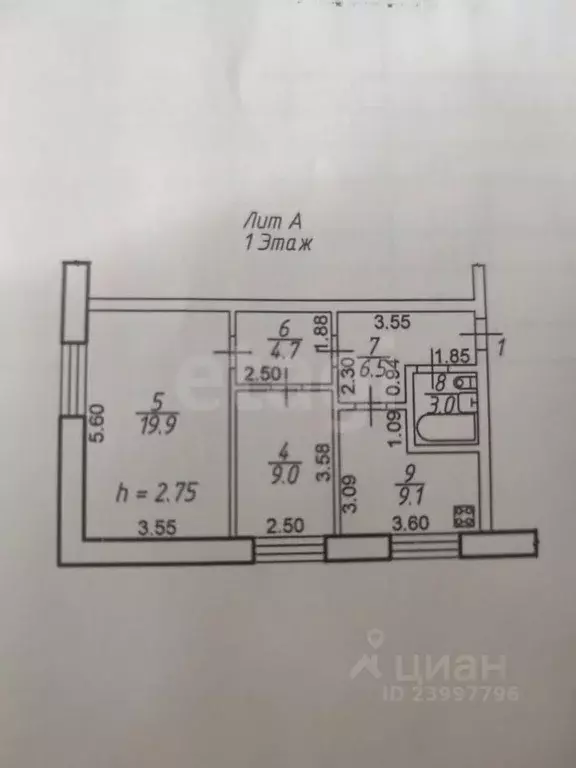2-к кв. Ставропольский край, Михайловск Шпаковский район, Ульяновский ... - Фото 2