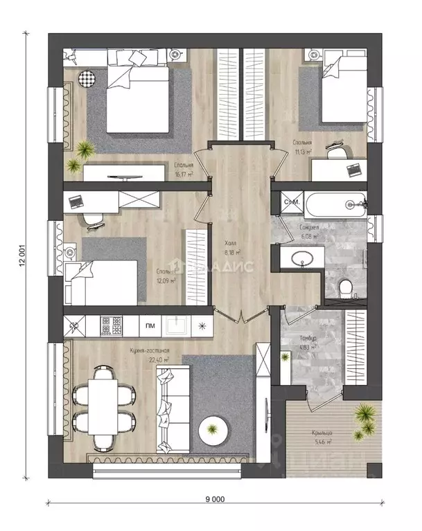 Дом в Калужская область, Калуга ул. Кемеровская (90 м) - Фото 2