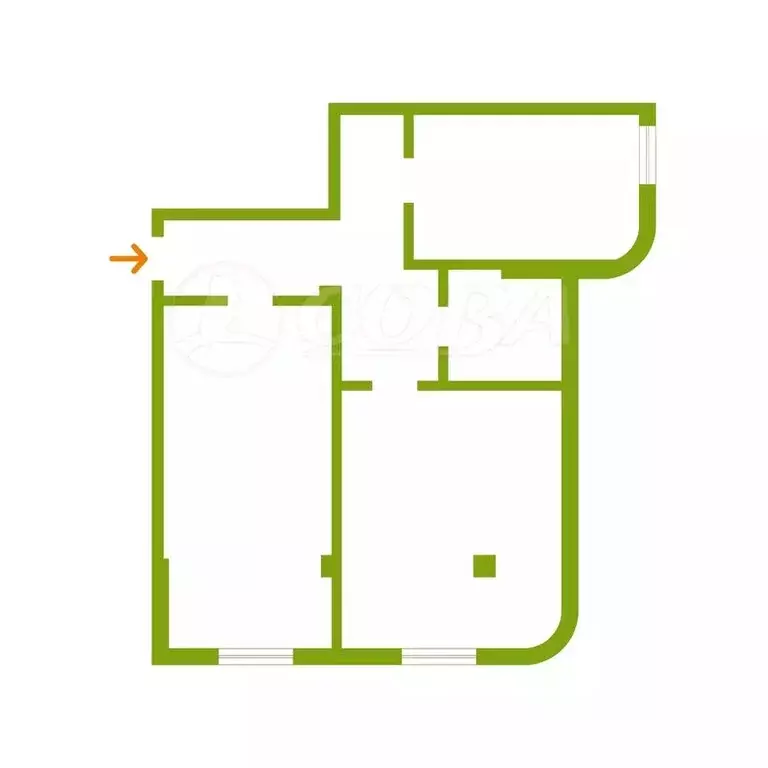 2-комнатная квартира: Махачкала, 1-й тупик Хуршилова, 9А (80 м) - Фото 1