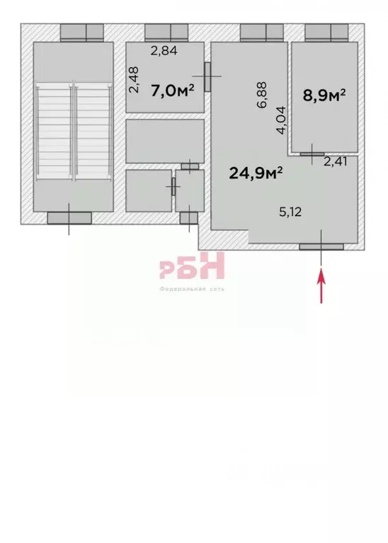 Офис в Тюменская область, Тюмень Одесская ул., 9 (41 м) - Фото 1