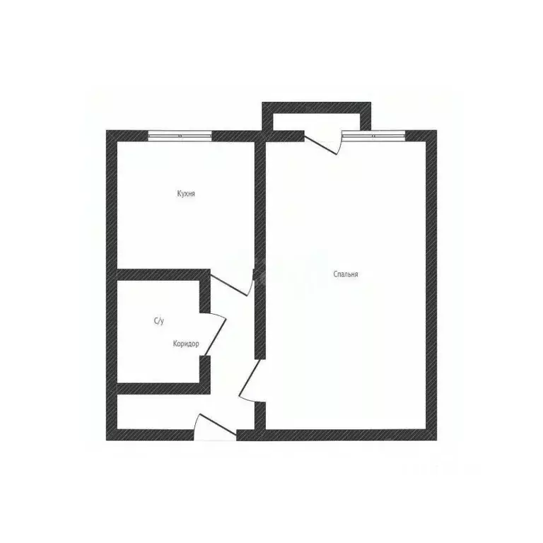 1-к кв. Смоленская область, Смоленск ул. Юрьева, 15 (29.3 м) - Фото 1