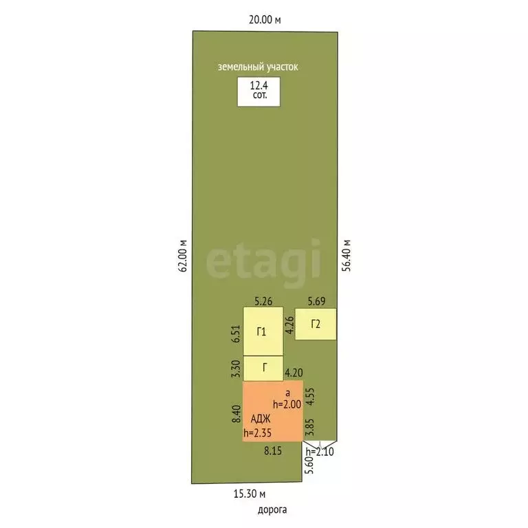 Участок в Тюменский муниципальный округ, деревня Ушакова, Зелёная ... - Фото 1