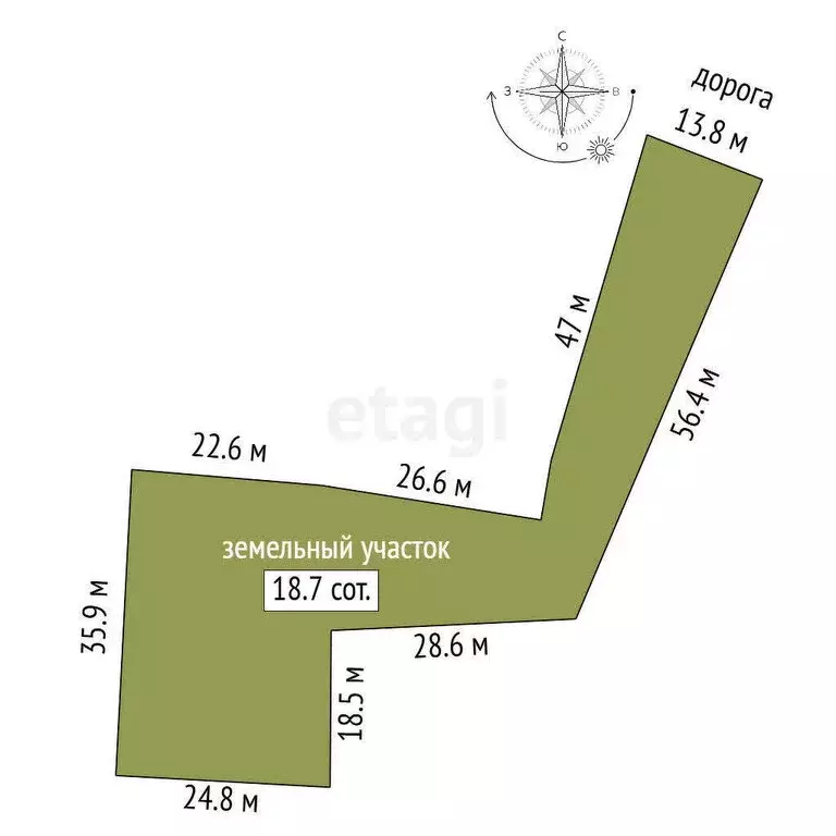 Дом в село Минино, улица Гагарина (24.8 м) - Фото 1