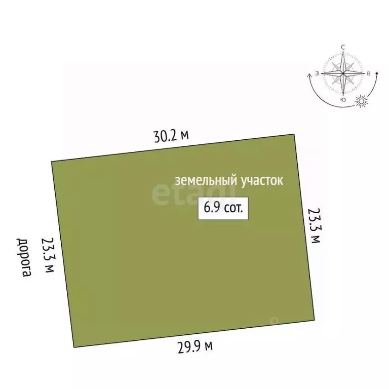 Участок в Ростовская область, Аксайский район, Щепкинское с/пос, пос. ... - Фото 1