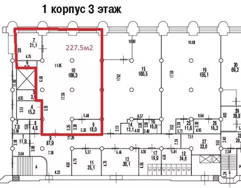 Помещение свободного назначения в Москва Переведеновский пер., 17к1 ... - Фото 1