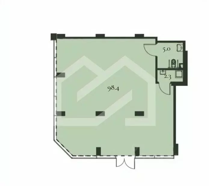 Помещение свободного назначения в Москва Малая Тульская ул., 1 (106 м) - Фото 1