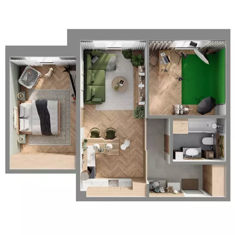 3-комнатная квартира: Иркутск, Култукская улица (60.12 м) - Фото 1