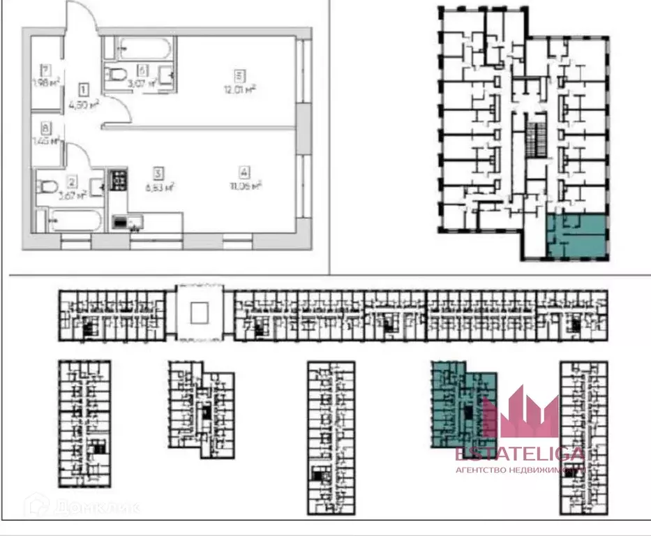 Продаётся 2-к квартира, 44.6 м - Фото 0
