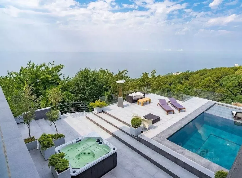 Дом в Краснодарский край, Сочи Малый Ахун мкр, ул. Дорога на Большой ... - Фото 1