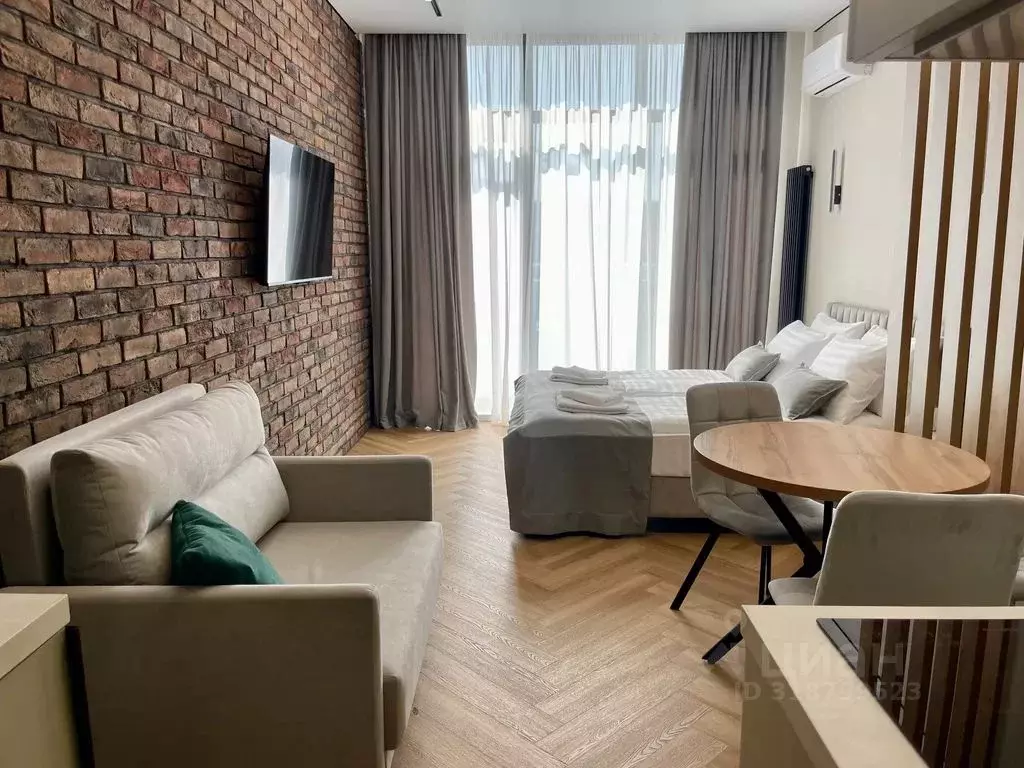 Студия Калининградская область, Зеленоградск ул. Гагарина, 87 (30.0 м) - Фото 1