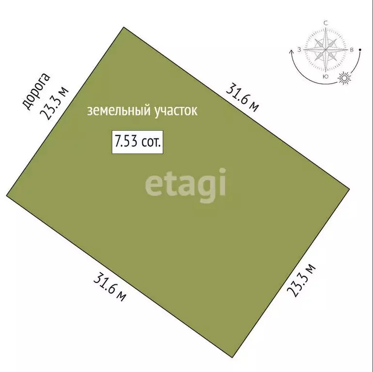 Участок в Костромской район, Апраксинское сельское поселение, СНТ ... - Фото 1