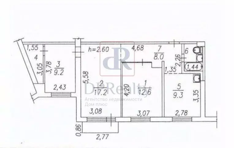 3-к кв. Кемеровская область, Новокузнецк ул. 11-й Гвардейской Армии, 6 ... - Фото 2