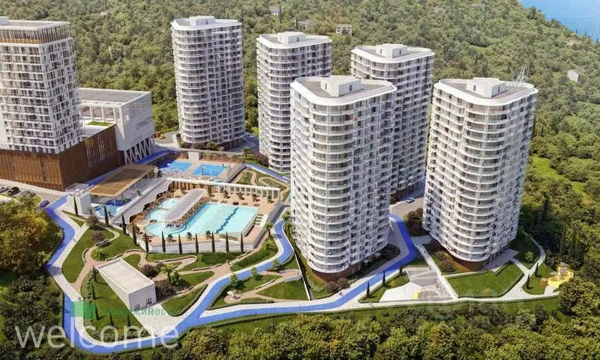 2-к кв. Крым, Алушта Профессорский Уголок мкр,  (54.35 м) - Фото 1