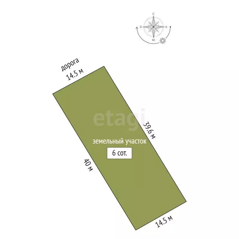 Участок в Приморский, территория ТСН Парус, 3-я Морская улица (6 м) - Фото 1