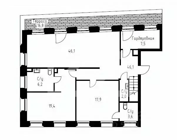 Помещение свободного назначения в Москва Пятницкая ул., 40С1 (116 м) - Фото 2