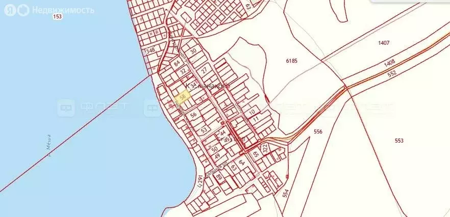 Участок в село Курманаково, Мёшинская улица (33 м) - Фото 2