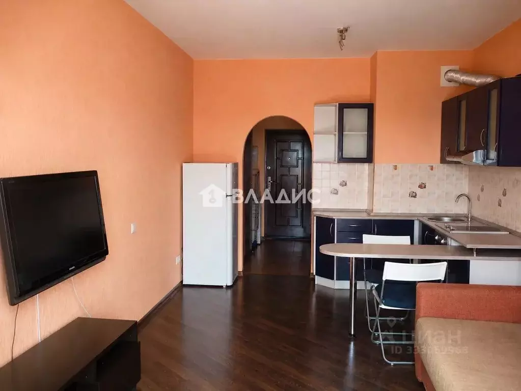 Студия Санкт-Петербург ул. Крыленко, 43К2 (28.7 м) - Фото 1