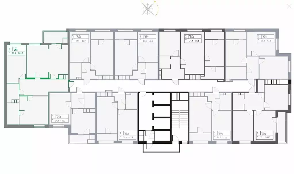 3-к кв. Рязанская область, Рязань Касимовское ш., 30 (103.2 м) - Фото 1