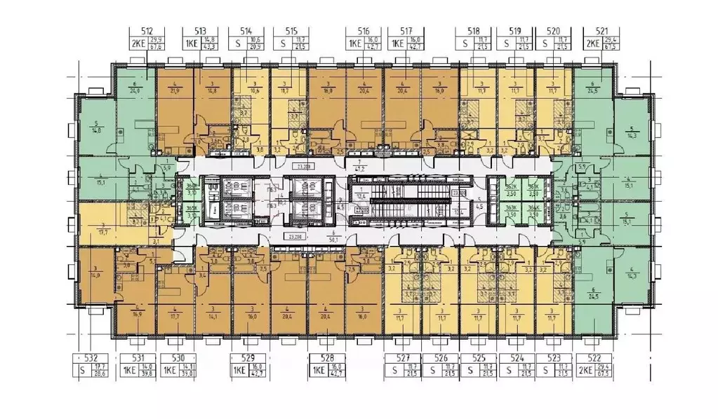 Студия Москва Парксайд жилой комплекс, 3 (20.9 м) - Фото 1