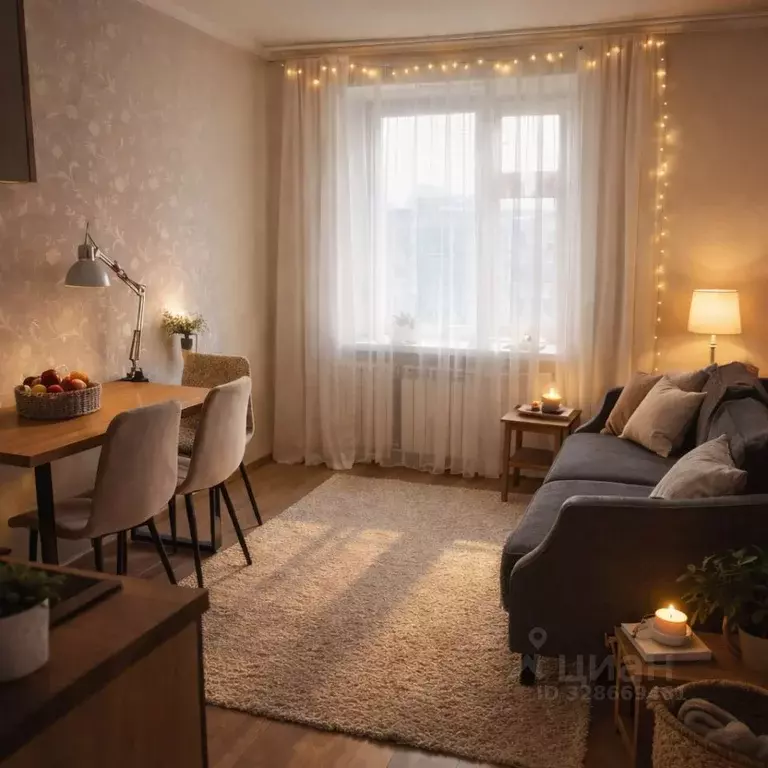 1-к кв. Татарстан, Казань ул. Фатыха Амирхана, 12Б (36.2 м) - Фото 1