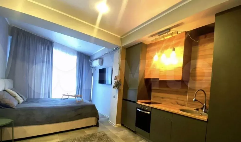 Апартаменты-студия, 10,8 м, 1/2 эт. - Фото 0