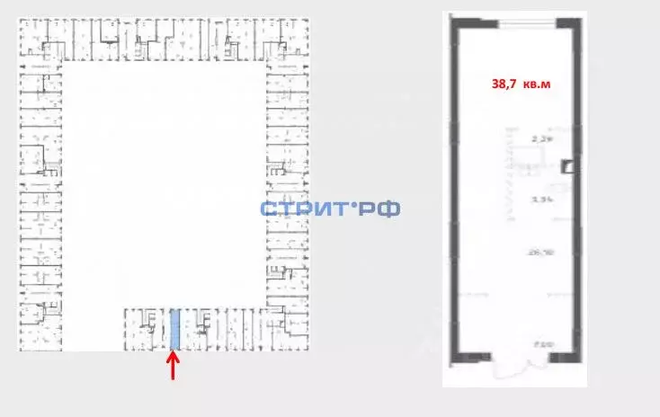 Торговая площадь в Московская область, Химки городской округ, д. ... - Фото 2
