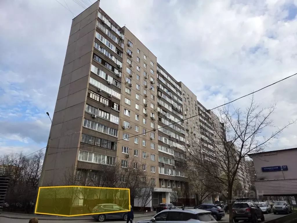 Помещение свободного назначения в Москва Керамический проезд, 55К1 ... - Фото 1