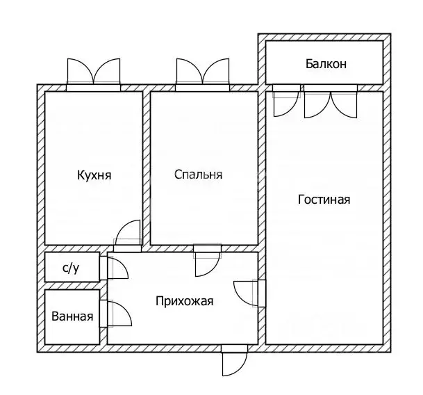 2-к кв. Ульяновская область, Ульяновск просп. Генерала Тюленева, 1 ... - Фото 2