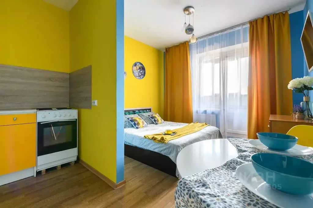 Студия Санкт-Петербург Коломяжский просп., 15к2 (30.0 м) - Фото 1