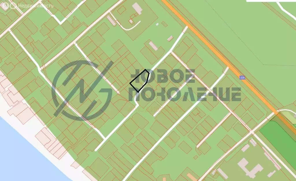 Участок в село Розовка, Омская улица (24.34 м) - Фото 1
