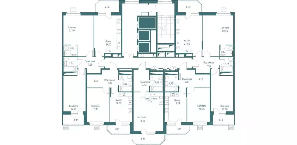 1-к кв. Московская область, Одинцово Северная ул., 5к2 (47.5 м) - Фото 1