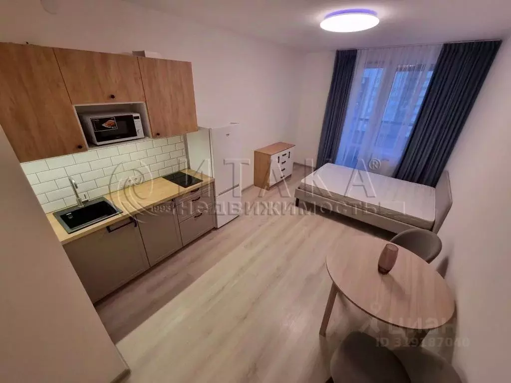 Студия Санкт-Петербург аллея Арцеуловская, 21 (25.0 м) - Фото 0