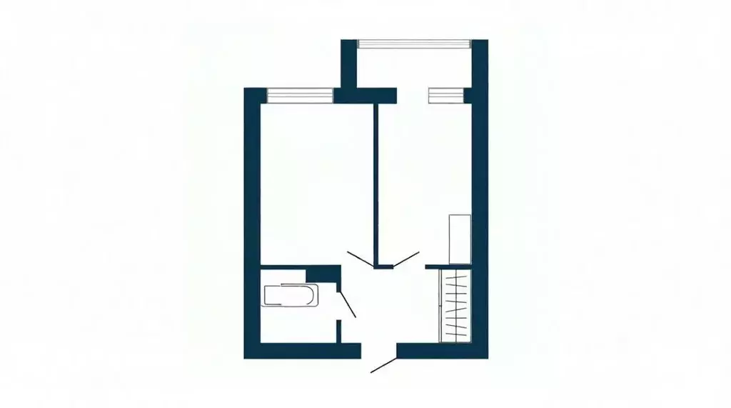 1-к кв. Новосибирская область, Обь Октябрьская ул., 3 (39.3 м) - Фото 2