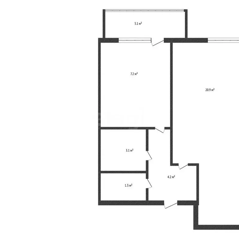 1-комнатная квартира: Нефтекамск, улица Ленина, 82 (36.7 м) - Фото 1