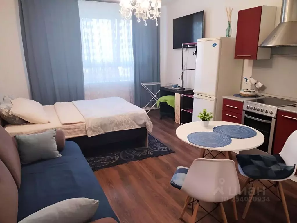 1-к кв. Нижегородская область, Нижний Новгород просп. Гагарина, 101к2 ... - Фото 1