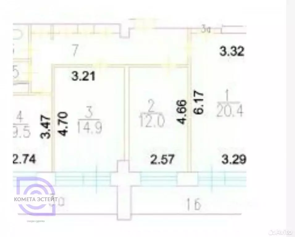 3-к кв. Москва Шепелюгинская ул., 16 (83.5 м) - Фото 1