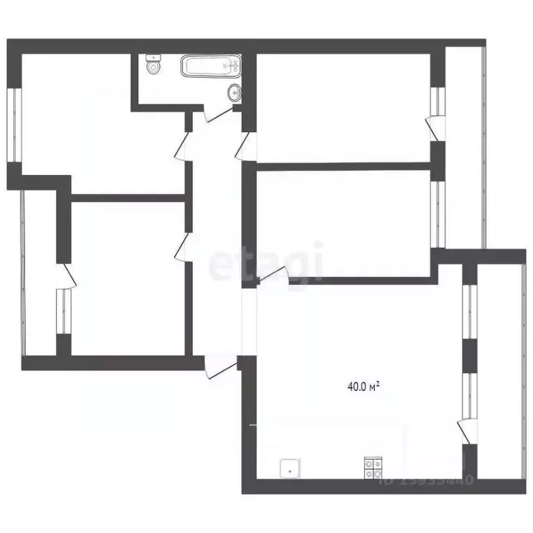 3-к кв. Тюменская область, Тюмень ул. Орджоникидзе, 7 (103.0 м) - Фото 1