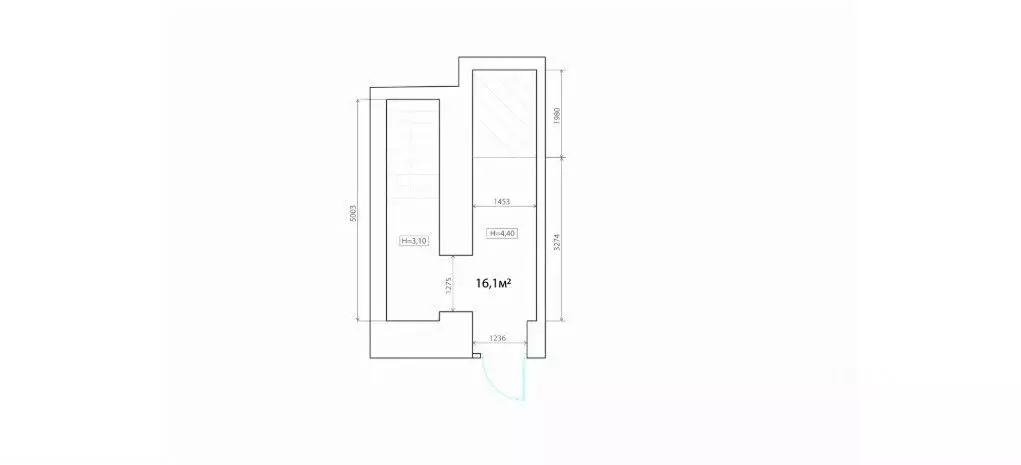 Торговая площадь в Москва ул. Дмитрия Ульянова, 24 (16 м) - Фото 1
