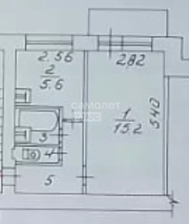 Квартира, 1 комната, 30 м - Фото 1
