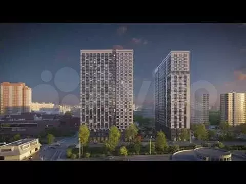 2-к. квартира, 51,8 м, 23/25 эт. - Фото 1