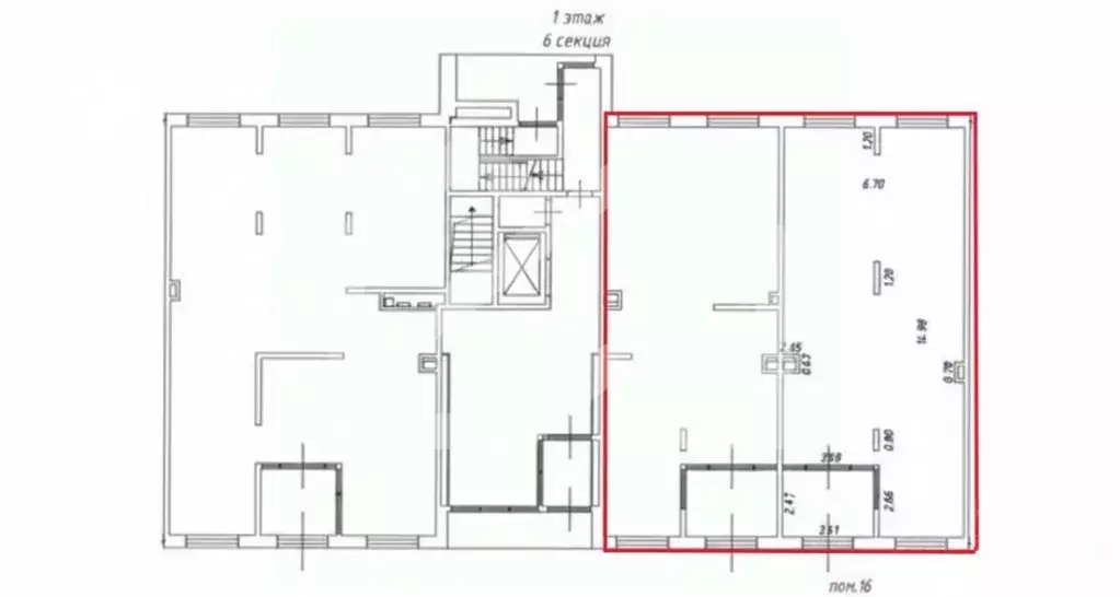 Торговая площадь в Москва Цимлянская ул., 3к2 (196 м) - Фото 2