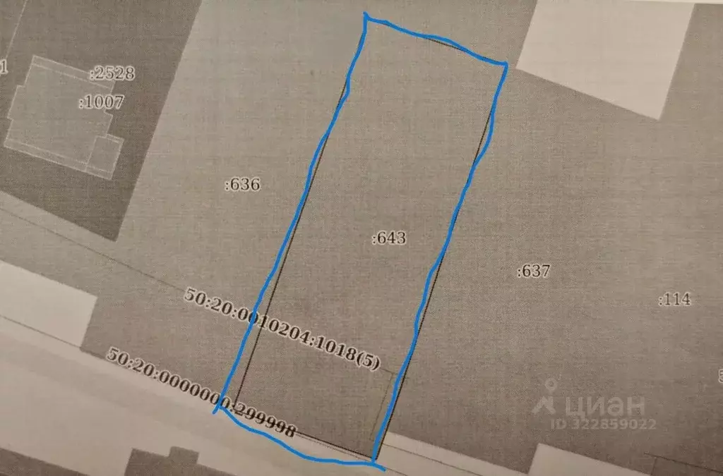 Участок в Московская область, Одинцовский городской округ, с. ... - Фото 1