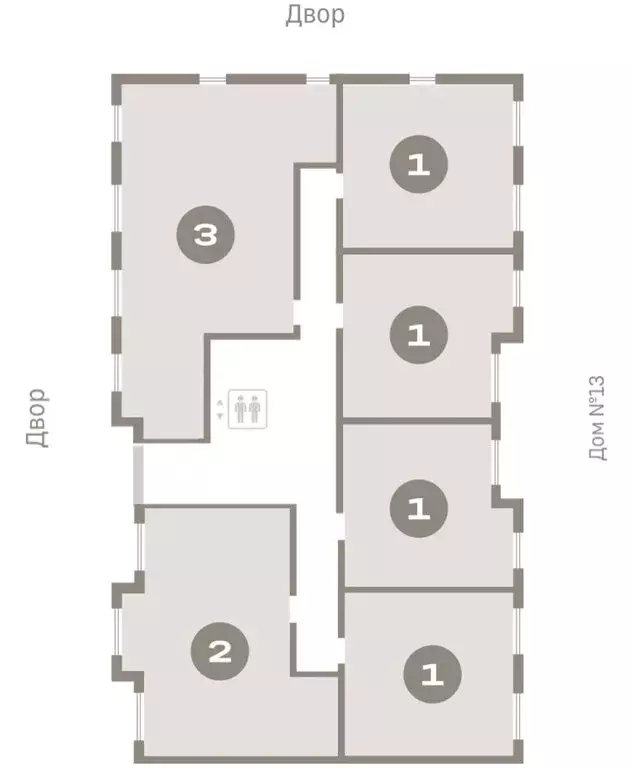 1-комнатная квартира: Новоселье, ЖК Брусника (40.49 м) - Фото 2