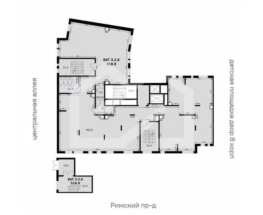 Торговая площадь в Московская область, Ленинский городской округ, пос. ... - Фото 2