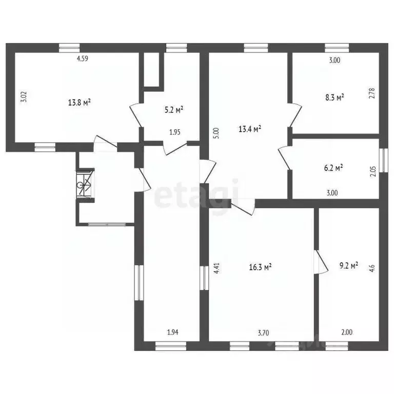 Дом в Ростовская область, пос. Целина 7-я линия (86 м) - Фото 1