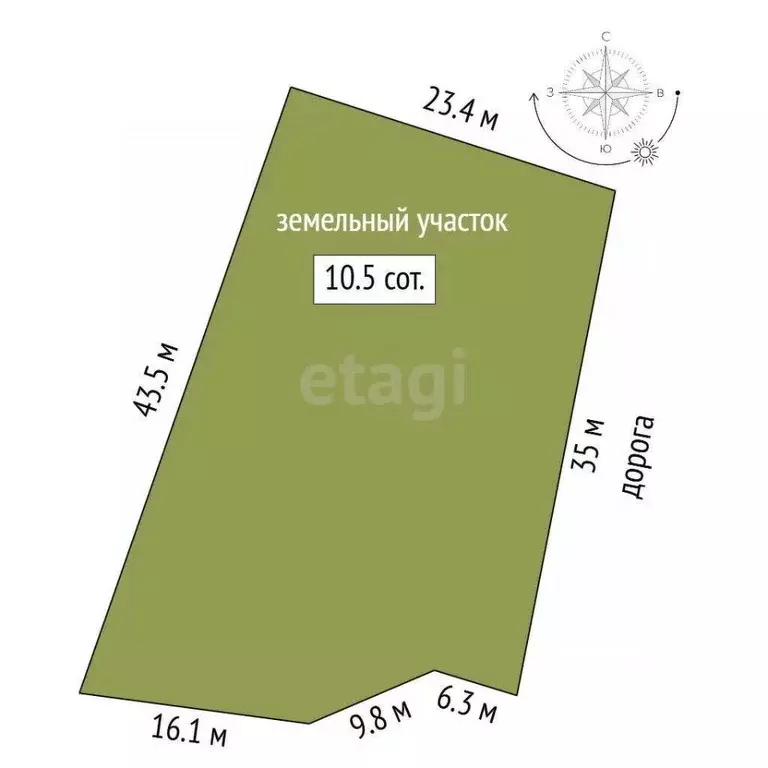 Участок в Ярославская область, Ярославский муниципальный округ, д. ... - Фото 1