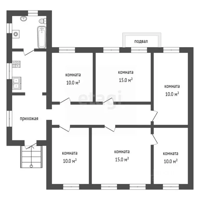 Дом в Ростовская область, Таганрог Паровозный пер. (95 м) - Фото 2