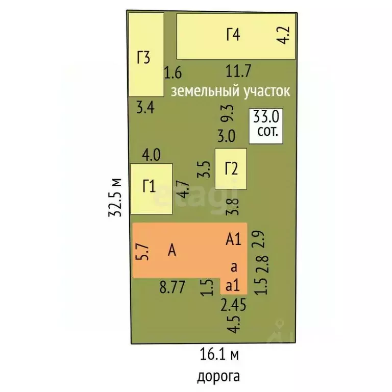 Дом в Тамбовская область, Сосновский муниципальный округ, д. Семикино ... - Фото 2
