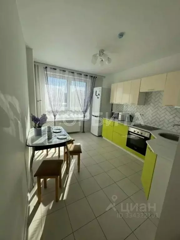1-к кв. Тюменская область, Тюмень Полевая ул., 117к1 (33.7 м) - Фото 1
